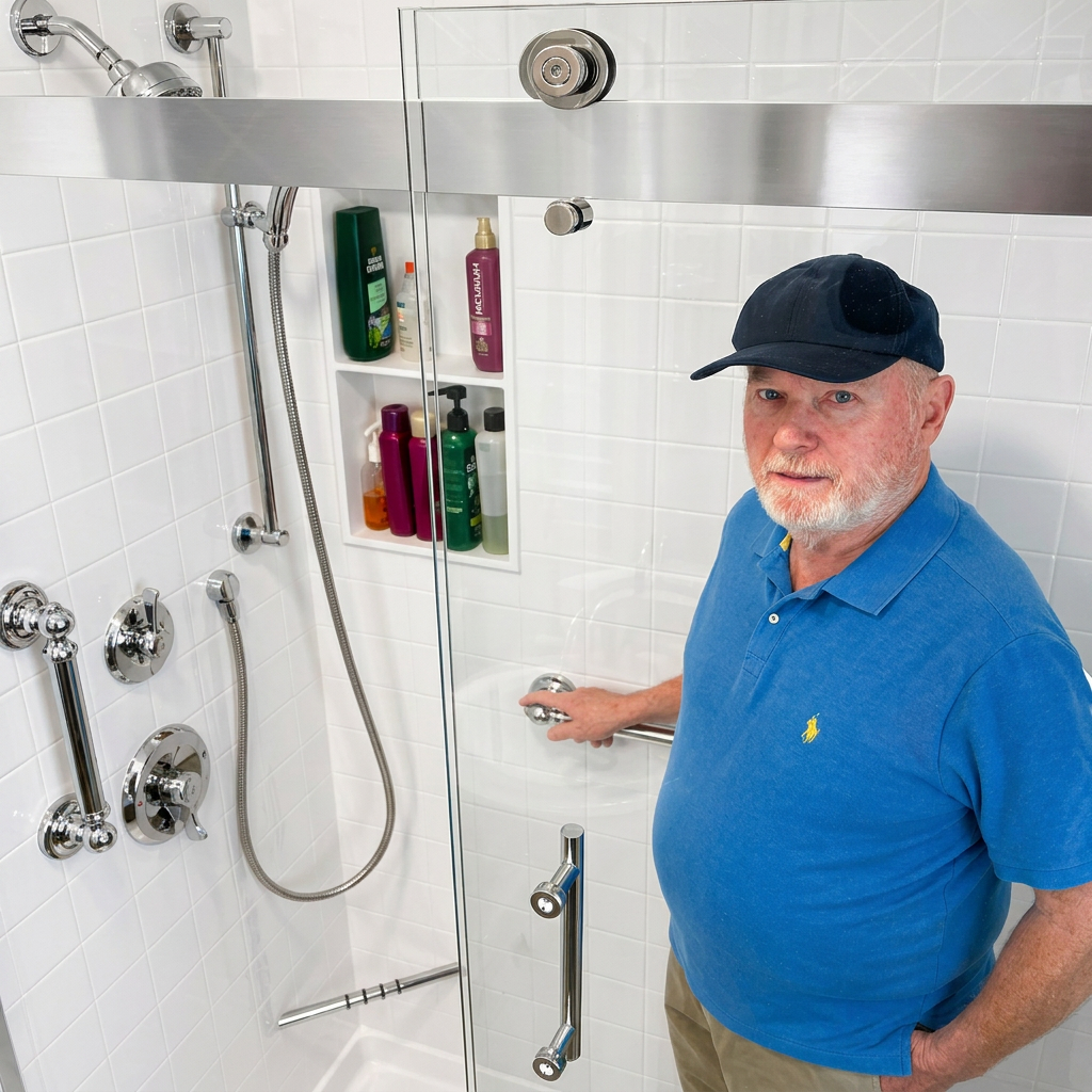 Happy client 6 in their new shower