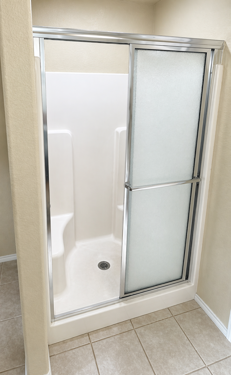 Shower to Larger Shower — before